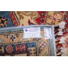 Królewska zielony dywan Kazak tkany ręcznie przez Nomadów 20x300cm