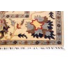 Królewska zielony dywan Kazak tkany ręcznie przez Nomadów 250x300cm