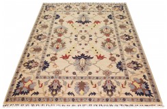 Królewska zielony dywan Kazak tkany ręcznie przez Nomadów 250x300cm