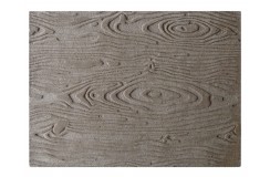 Reliefowany dywan Ascetic Wood MT-105 Light Brown, 100% wełna, ręcznie wykonany 140x200cm