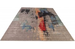 Jedwabny / wełniany dywan z Nepalu 250x300cm w stylu abstrakcyjnym