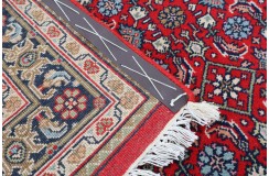 Herati dywan indyjski 100% wełna owcza orientalny czerwony 120x180