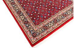 Herati dywan indyjski 100% wełna owcza orientalny czerwony 120x180