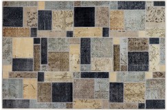 Dywan New Vintage Brinker Carpets Colored Patchwork, kolorowy prany kamieniami 160x230cm TURCJA