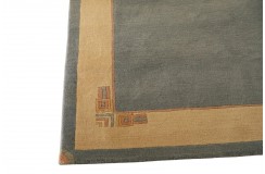 Subtelny gustowny dywan ręcznie tkany 170x240cm Nepal Musa Blue