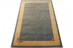 Subtelny gustowny dywan ręcznie tkany 170x240cm Nepal Musa Blue