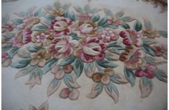 Przepiękny wełniany dywan org. Aubusson Chiny wełna rzeźbiony 200x300