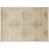 Beżowy dywan z Nepalu Art Deco ornamenty kwiatowe 100% wełna 170x240cm luksusowy