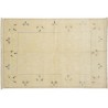Kremowy dywan z Nepalu Art Deco ornamenty kwiatowe 100% wełna 170x240cm luksusowy
