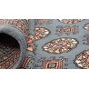 Oryginalny dywan Buchara z Pakistanu 100% wełna 150x255cm szary