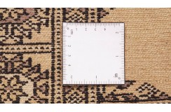 Oryginalny dywan Buchara z Pakistanu 100% wełna 80x300m brązowy