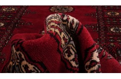 Oryginalny dywan Buchara z Pakistanu 100% wełna 80x300m czerwony