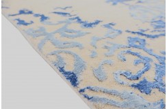 Jedwabny / wełniany dywan z Indii Jaipur Galaxy Design 120x180cm vintage