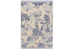 Jedwabny / wełniany dywan z Indii Jaipur Galaxy Design 120x180cm vintage