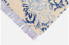 Jedwabny / wełniany dywan z Indii Jaipur Galaxy Design 120x180cm vintage