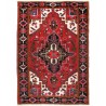 Perski wełniany recznie tkany dywan Heriz z ornamentami ok 200x300cm czerwony