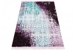 Jedwabny / wełniany dywan z Indii Jaipur Galaxy Design 120x180cm vintage