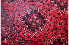Turkmeński, etniczny wełniany dywan afgański Kunduz 200x300cm gęsty