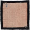 Piękny dywan Peking Antik Finish ręcznie tkany z Chin 250x250cm 100% wełna gładki różowy kwadratowy