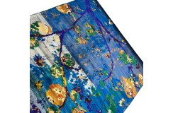 Jedwabny / wełniany dywan z Nepalu 250x300cm w stylu abstrakcyjnym