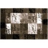 Unikatowy dywan jedwabny / wełniany Nepal Emporium silk mustang 566 170x240cm jakość wart 24 600zł wzór patchwork vintage brązy