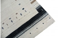 100% wełna gruby dywan Lorie z indii beżowy 120x180cm