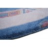 Subtelny gustowny dywan ręcznie tkany 150x150cm Nepal Musa Blue