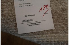 Dywan NEPAL Natural z Indii ręcznie tkany 70x140cm wełna deseń