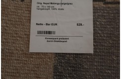 Dywan NEPAL Original z Indii ręcznie tkany 70x140cm wełna deseń