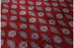 Oryginalny dywan Buchara z Pakistanu 100% wełna 260x360cm czerwony