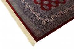 Oryginalny dywan Buchara z Pakistanu 100% wełna 260x360cm czerwony