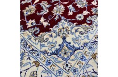 Ręcznie tkany dywan Nain z Iranu 125x195cm czerwony klasyczny