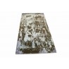 Jedwabny / wełniany dywna z Nepalu 140x280cm w stylu Art Deco chodnik