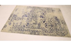 Jedwabny / wełniany dywna z Indii 170x240cm w stylu abstrakcyjnym