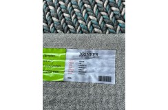 Wełniany dywan zaplatany wełna Brinker Carpets 220 grey turquoise