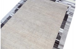 Subtelny gustowny dywan ręcznie tkany 170x240cm Nepal Musa brąz