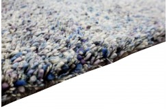 Shaggy wełniany dywan Brinker Carpets Salsa 200x300cm niebieski