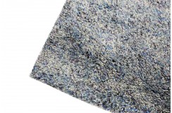 Shaggy wełniany dywan Brinker Carpets Salsa 200x300cm niebieski