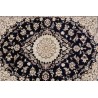 Ręcznie tkany dywan Nain 6la Habibian z Iranu 110x140cm granatowy