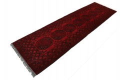 Wełniany dywan afgański chodnik 80x295cm ręcznie tkany 100% wełna