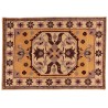 Designerski nowoczesny dywan wełniany w Persian Modern pomarańczowy ok 210x300cm Indie 2cm gruby