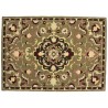 Kwiatowy dywan Persian wełniany z Indii ok 160x230cm 2cm gruby zielony