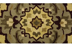 100% wełna gruby dywan z Indii 160x230cm kwiatowy Persian