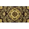 100% wełna gruby dywan z Indii 160x230cm kwiatowy Persian