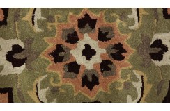 100% wełna gruby dywan z Indii 160x230cm kwiatowy Persian