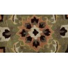 100% wełna gruby dywan z Indii 160x230cm kwiatowy Persian