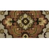 100% wełna gruby dywan z Indii 160x230cm kwiatowy Persian