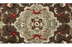 100% wełna gruby dywan z Indii 160x230cm kwiatowy Persian
