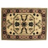 Kwiatowy dywan Persian wełniany z Indii ok 160x230cm 2cm gruby żółty