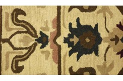100% wełna gruby dywan z Indii 160x230cm kwiatowy Persian
